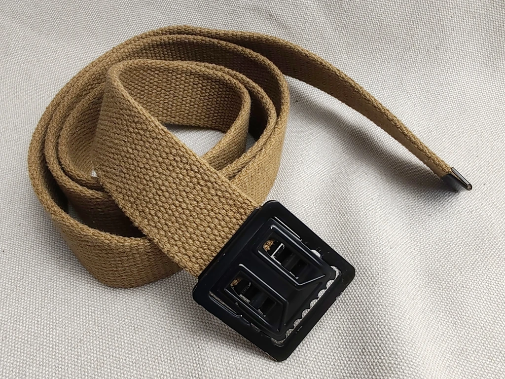 MILITARY WWII US WEBBING INNER TROUSER SOLDIER BELT 130CM WAISTBAND