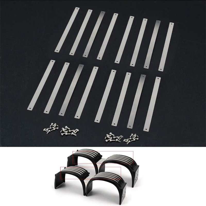 

LESU Metal Mudguard Strips Car Accessories for Tamiyaya 1/14 RC Tractor Truck Remote Control Toys Model Th04773-SMT3