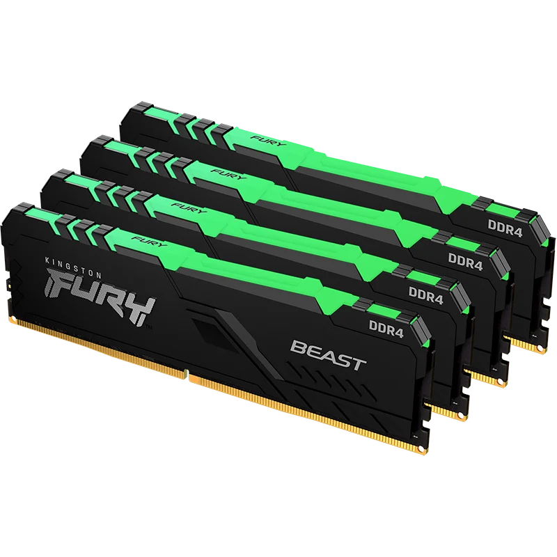 Kingston HyperX FURY DDR4 RGB Memory 2666 MHz DDR4 CL15 DIMM XMP 8GB 16GB Memoria Ram Desktop Memory Rams