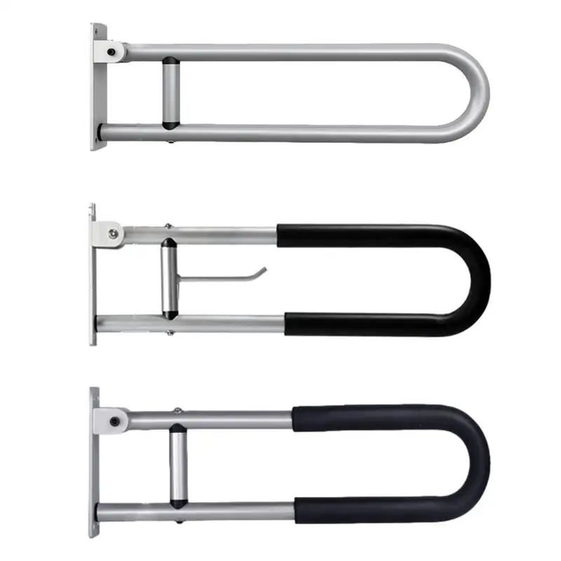 

Handicap Grab Bars Sturdy Aluminum Alloy Safety Handrails U-shaped Handicap Bathroom Safety Handrail for Elderly Pregnant Care