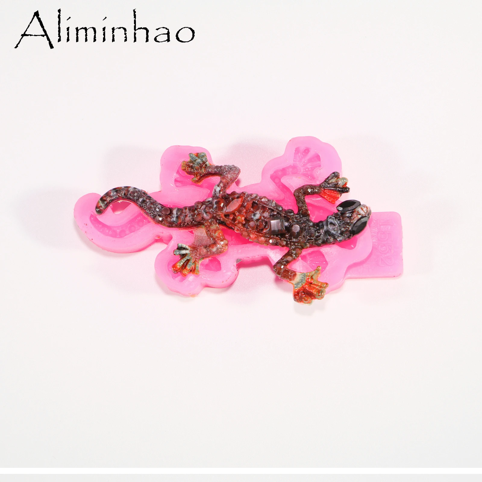B0364 Silikons ch lange/Eidechse/Skorpion/Gecko Epoxidharz Silikon formen für die Schmuck herstellung DIY Handwerk/Schlüssel anhänger – Detail 15