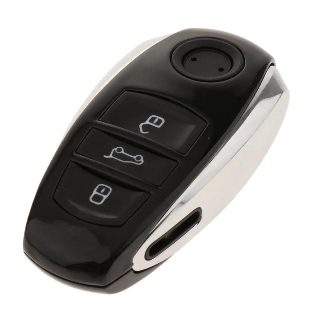 Key Fob Remote Cover Protector Shell Case Cover for Touareg Silver Edge