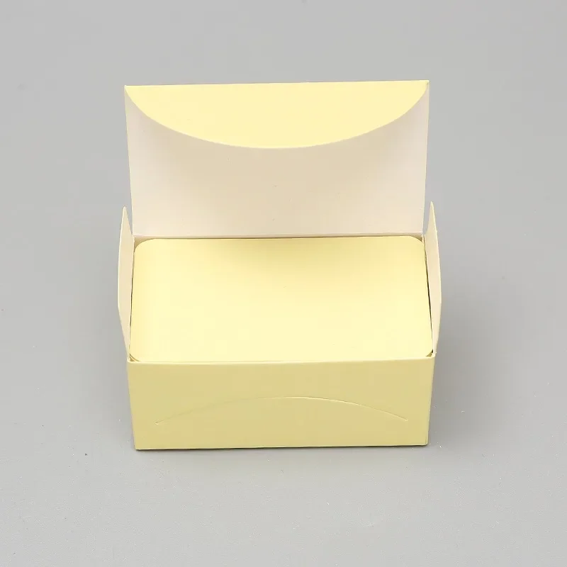 Assorted Color Blank Message & Thank You Cards - 100 PCS/Box