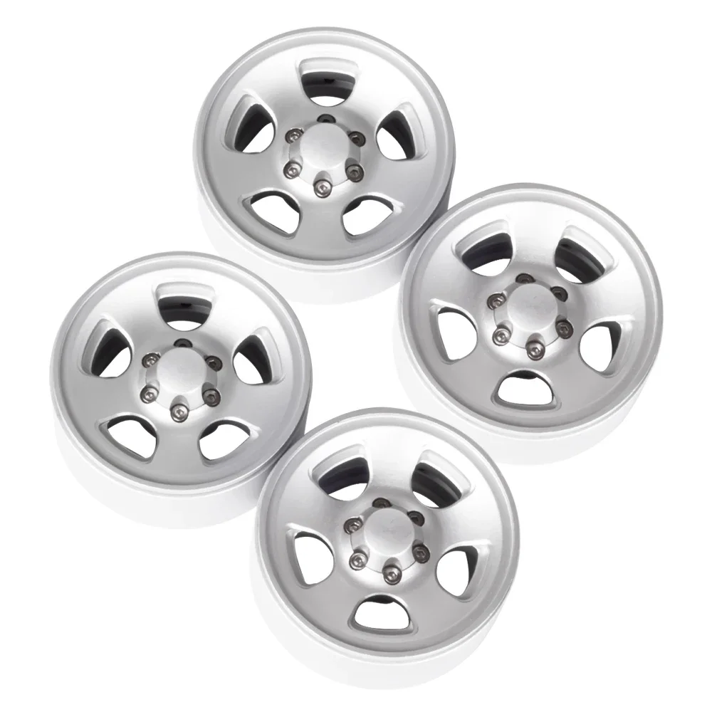 1.9 Inch Wheel Rims Hub, RC Wheel Rim Hub Wear Resistant Practical Reasonable Simulation 4PCS With Screw For AXIAL SCX10 For 1/10 RC Climbing Car For TRX4 D90