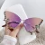 Luxury Designer Frameless Crystal Butterfly Sunglasses Vintage Brand Shades for Women Rimless Sun Glasses Bling Diamond Eyewear 7