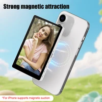 Écran de surveillance magnétique sans fil pour utiliser la caméra arrière du téléphone pour selfie, mise en miroir, vlog, diffusion en direct et enregistrement vidéo 5