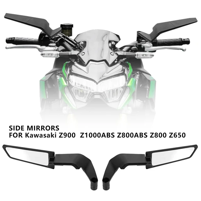 Side Mirrors For KAWASAKI Z900 Z800 Z750 Z250 Z125 For Versys 1000