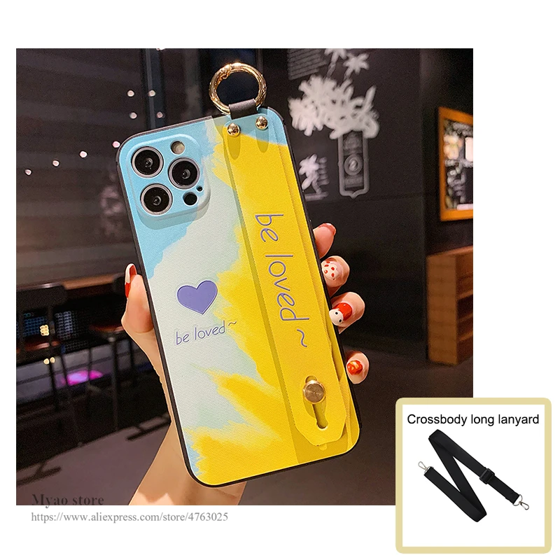 Be Loved Wrist Strap Phone Case with Enhanced Protection and Style
