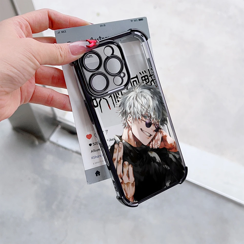 AnimeCool Jujutsu Kaisen Plating Phone Case with Airbag Protection