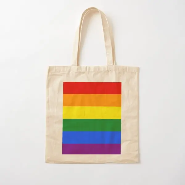 

Хлопковая Холщовая Сумка Pride с радужным флагом, Модная Складная Сумка-тоут унисекс для продуктов, многоразовая тканевая Сумочка для женщин