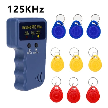 휴대용 플립 제로 복사기 카드 리더, 125KHz EM4100 비디오 프로그래머 라이터, T5577 반복 닦기 휴대용 RFID 라이터