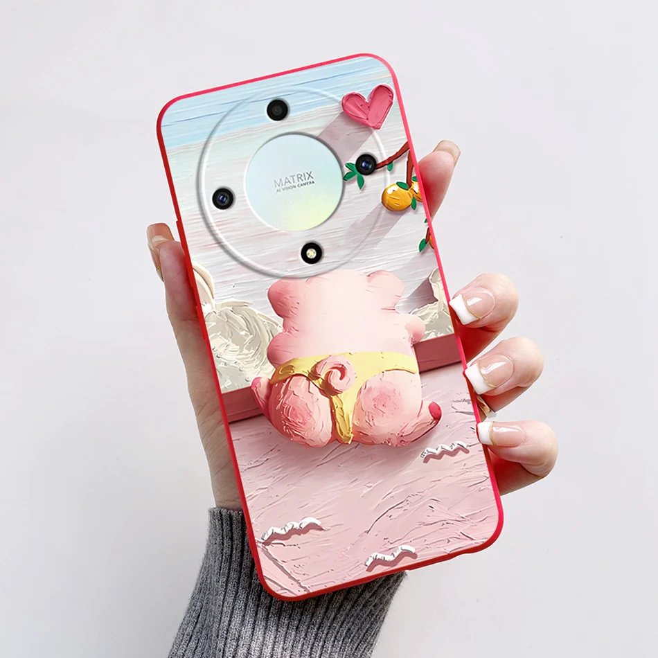 Astronaut Soft Shockproof Silicone TPU Phone Back Cover - Enhanced Protection for Honor Magic 5 Lite 5G