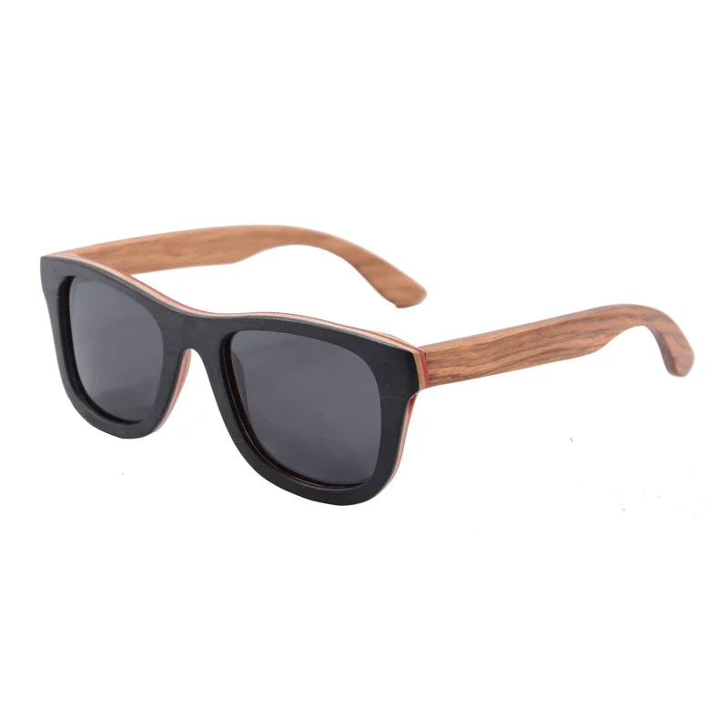 

Men's Sunglasses Polarized sunglasses women sakteboard wood hand made glasses square sunglasses Men vintage glasses Fashion