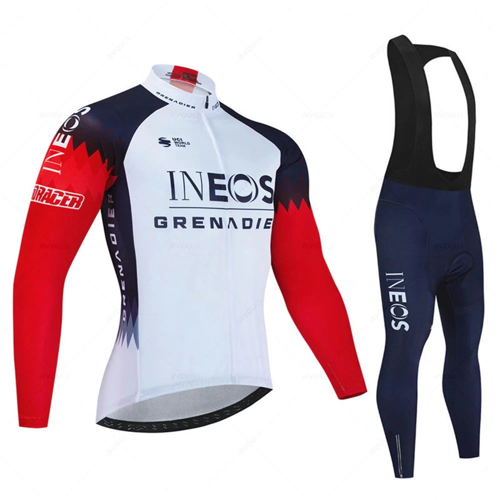 Ineos Cycling Jersey Bib Set for MTB cycling suit cycling shirt cycling jersey set cycling jersey