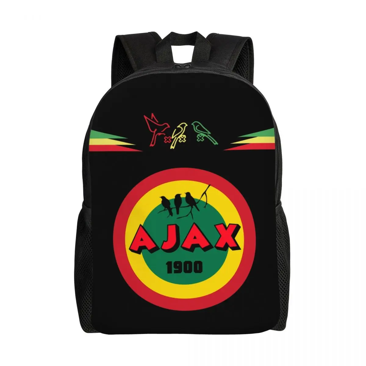 Ajax 1900 Bobs Marley Football Backpacks For Men Women College School Students Bookbag Fits 15 Inch Laptop Three Birds Bags