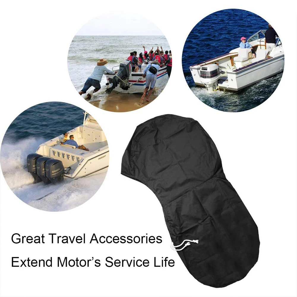 Motor Engine Boat Cover Anti Half Outboard UV Oxford Waterproof Protector Dustproof Air Antigores 420D 6-225HP boat cover fishing boat cover outboard motor cover