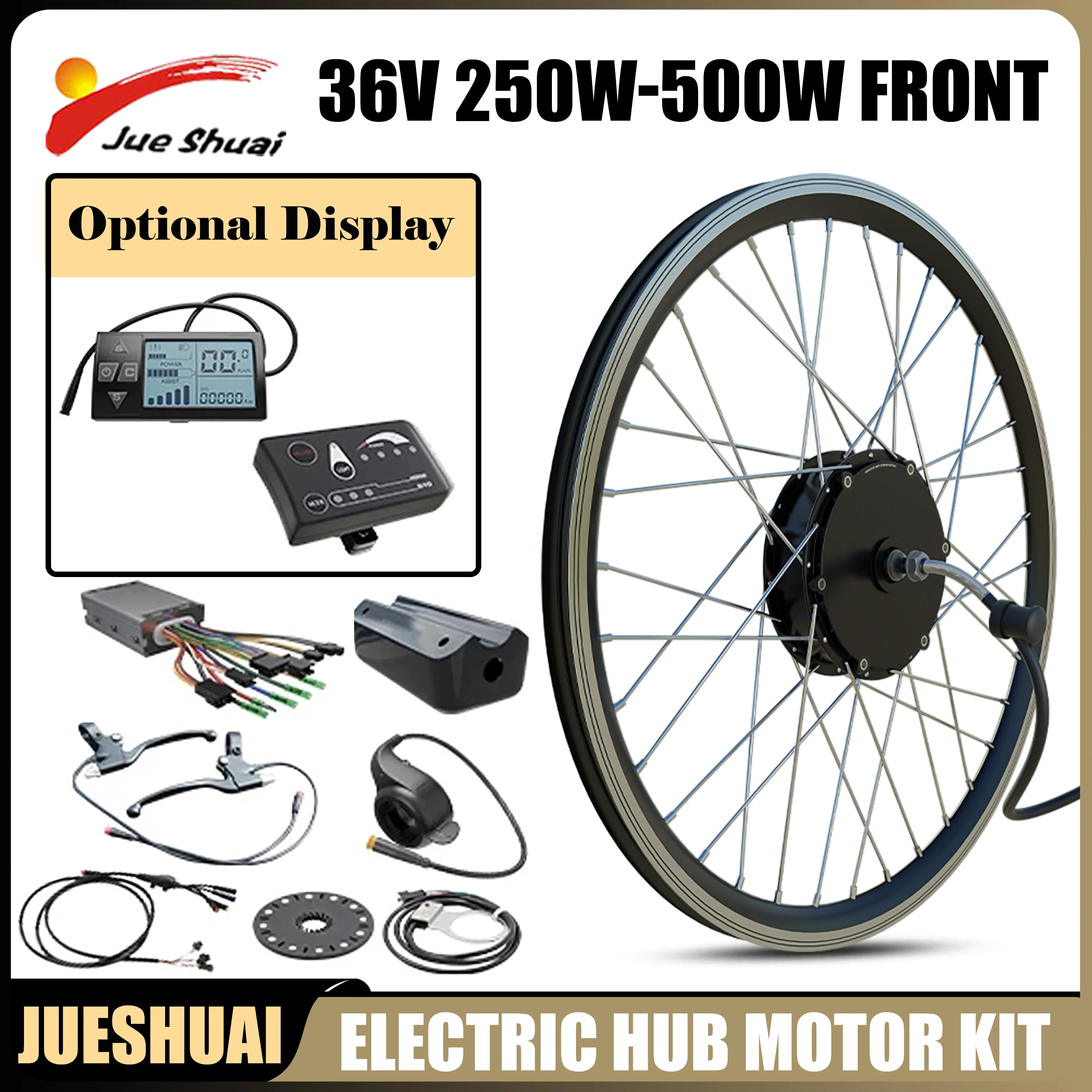 Electric Bike Motor Brushless Hub Motor Ebike Conversion Kit 36v 250w