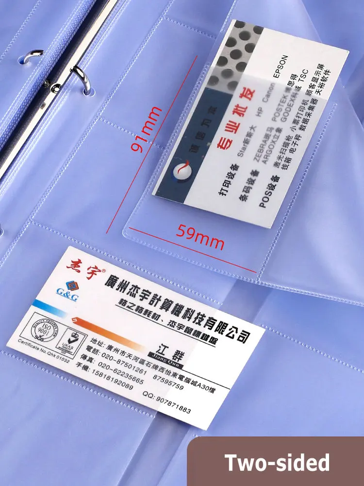 Large Capacity Business Card Holder Book 1000/600/400/360 Slot Business Card Organizer PU Leather Name Book Binder A4
