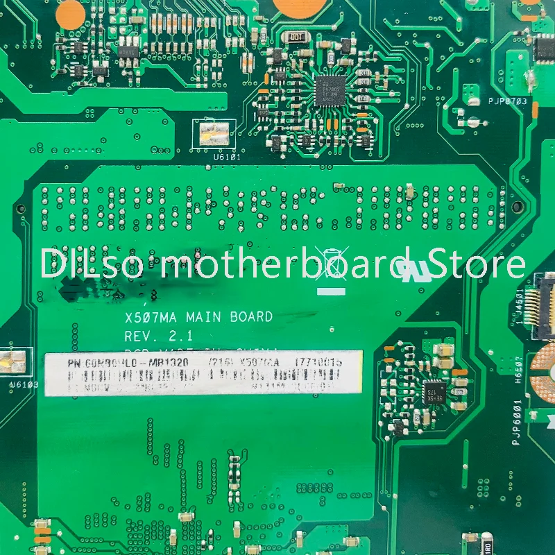Kefu-placa-mãe Portátil para Asus X507ma X507ma X507m X507 F507la X507l w Pentium N5000 N4000 i3 I55th Teste de 100 - Imagem 5