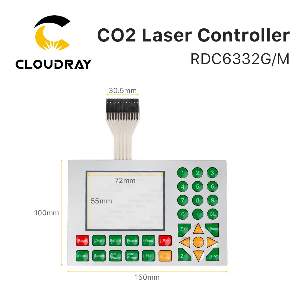 Ruida Membrane Switch membrane switch For RDC6445S RDLC320-A RDC6332G RDC6332M RDC6442S RDC6442G Key Film Keyboard Mask