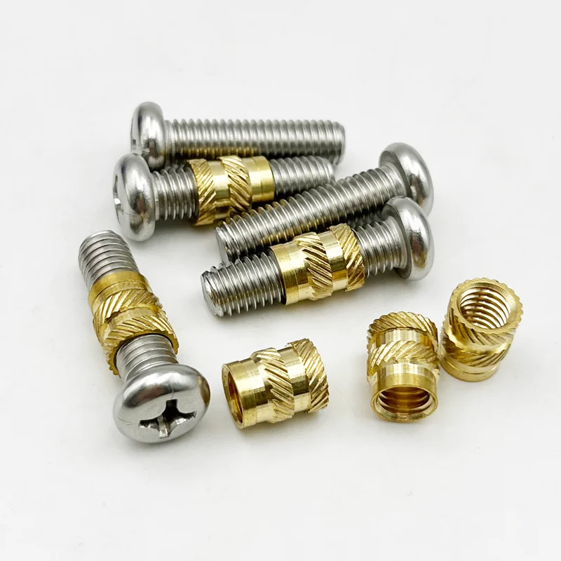 M1.4 M1.6 M2 M2.5 M3 M4 M5 Brass Hot Melt Insert Nut and A2