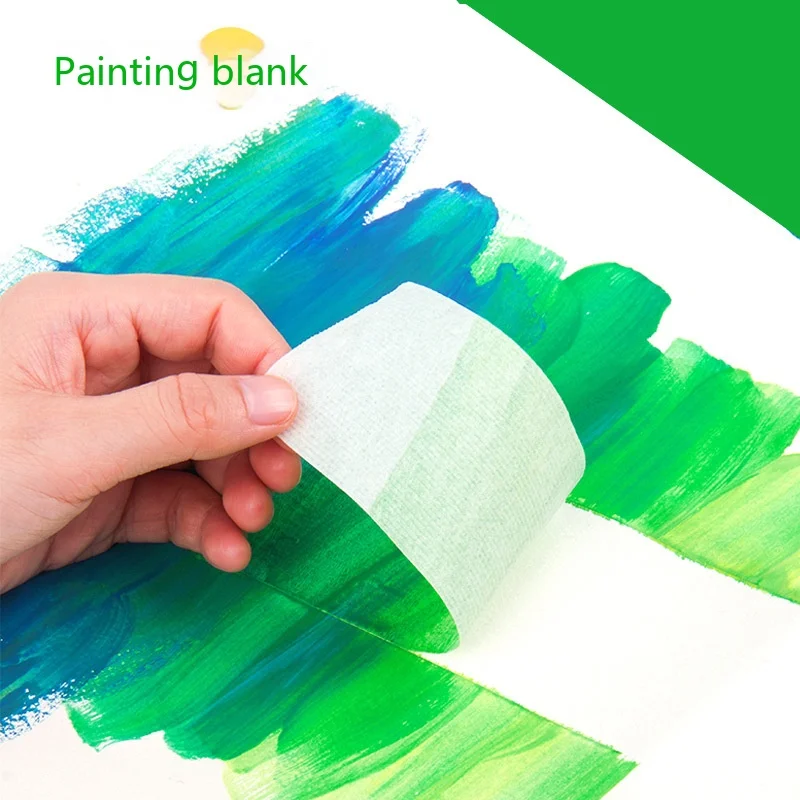 수채화 마스킹 테이프 아트 페인팅 화이트 컬러 씰링 접착 질감 테이프 종이 쓰기 가능 흰색 도구 미술 용품 ??남기기