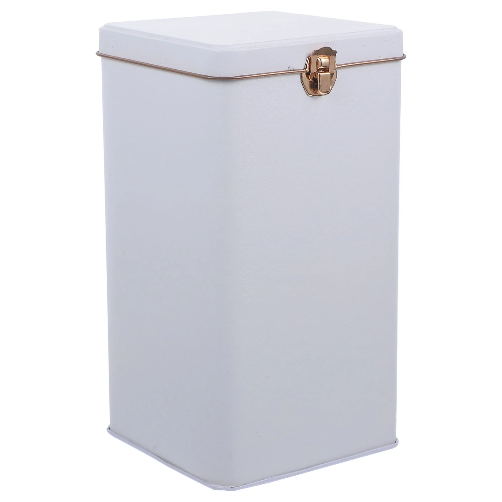 

Empty Tin Box Lid Airtight Tinplate Storage Box Rectangle Cookie Tin Metal Tin Tea Bags Candy Cookie Jewelry Coin Tea