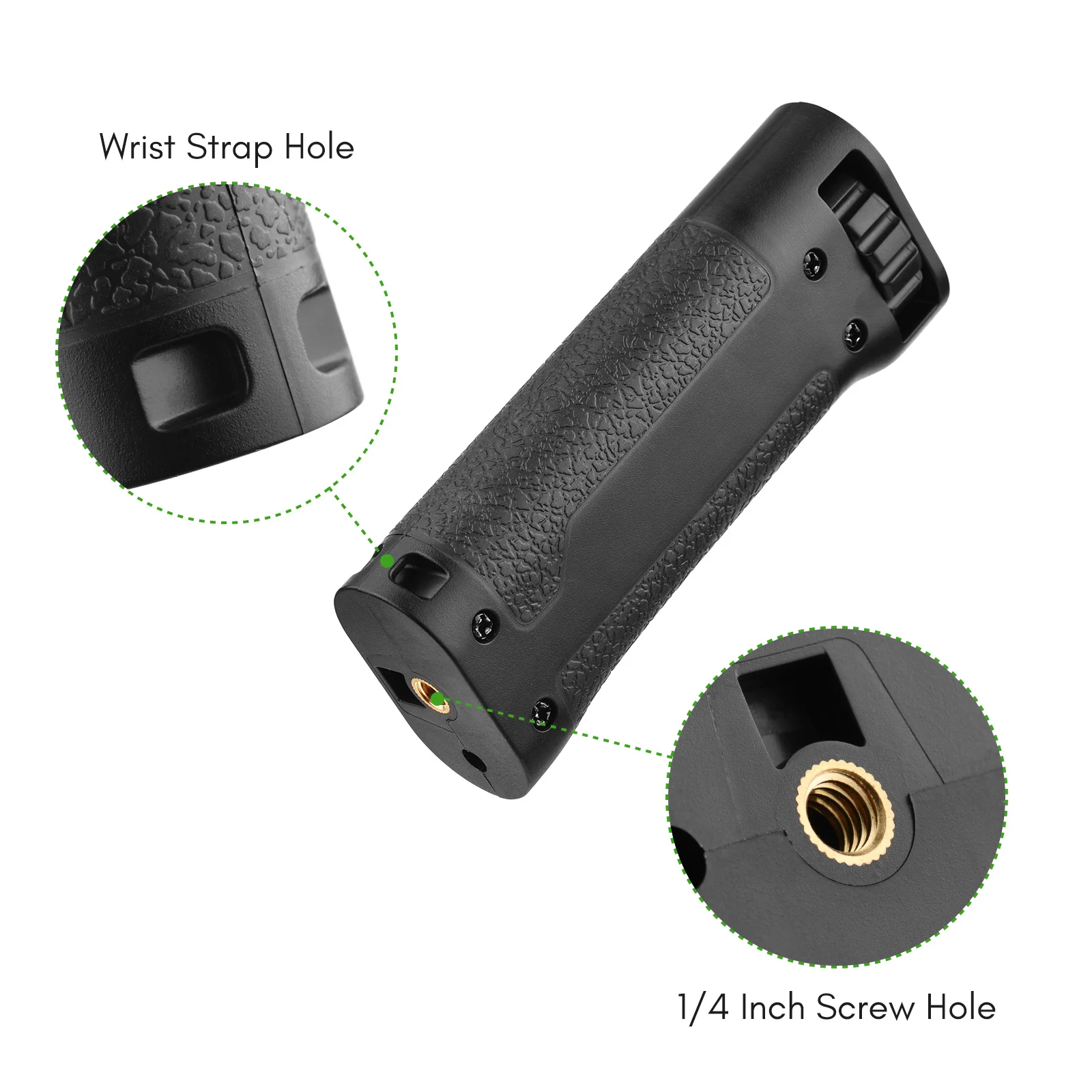 UURig Camera Handle Grip Photography Handheld Stabilizer 1/4 Inch Screw DSLR Camera Sports Video Light Vlog camera holder camera gimbal stabilizer