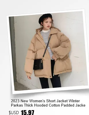 Parkas Women Coat Jacket Autumn Winter Keep Warm Puffer Jacket Stand Collar Harajuku Outwear Loose Padded Vest Korean Clothes