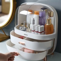 Cosmetic Storage Box Big Capacity Dustproof Waterproof Makeup Organizers Home Skin Care Make Up Nail Jewelry Storage Drawers 1
