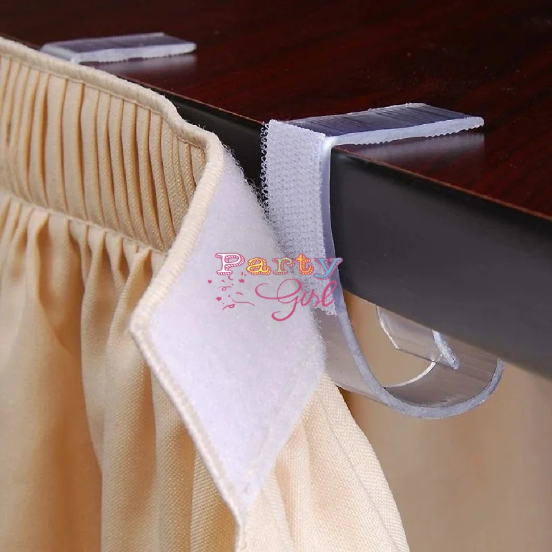 Large Plastic Table Skirt Clip 5pcs Sold Price Adjustable For Wedding Decoration Banquet Tablecloth Clips