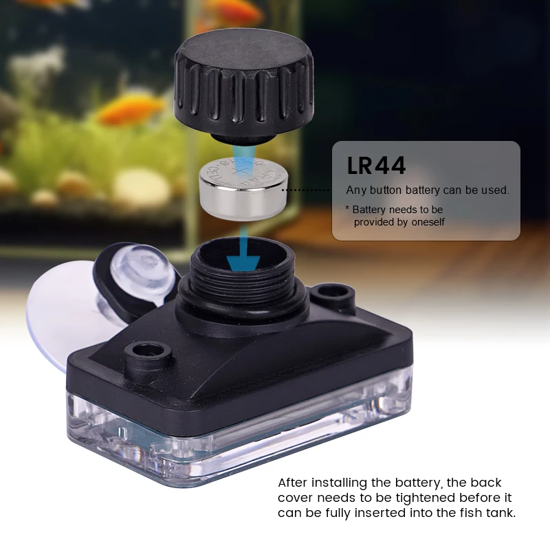 Aquarium Thermometer LCD Digital with Probe Suction Cup Temperature Control Fish Tank Water Electronic Thermometer Measurement