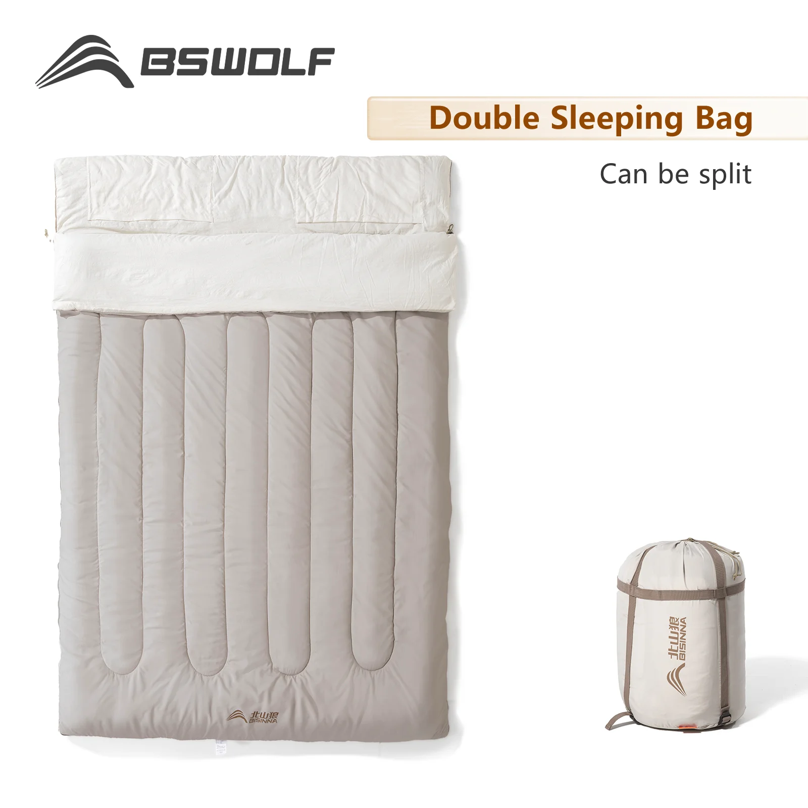 2-Person Detachable Camping Sleeping Bag 1