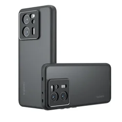 Matte Clear Shockproof Phone Case Cover for Poco C71 4G (Black)
