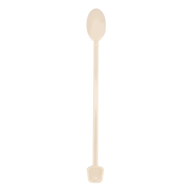 500 Pcs Coffee Dessert Cake Spoons Plastic Spoon Safe Tea Coffee Ice Cream Stick Stirring Bar Disposable Spoons New
