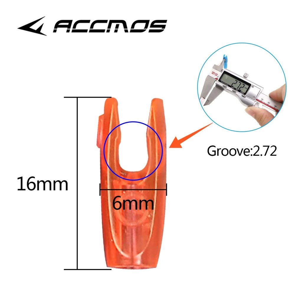 50pcs Archery Pin Nock G Arrow Tail Arrow Nock Bow and Target For ID4.2/6.2/3.2/5.2/8.0mm Shaft DIY Accessory