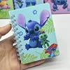 4 Pcs Mixed Disney Stitch Coil Notebook Notebook Cartoon Cute Color Inner Page Mini Notebook 6