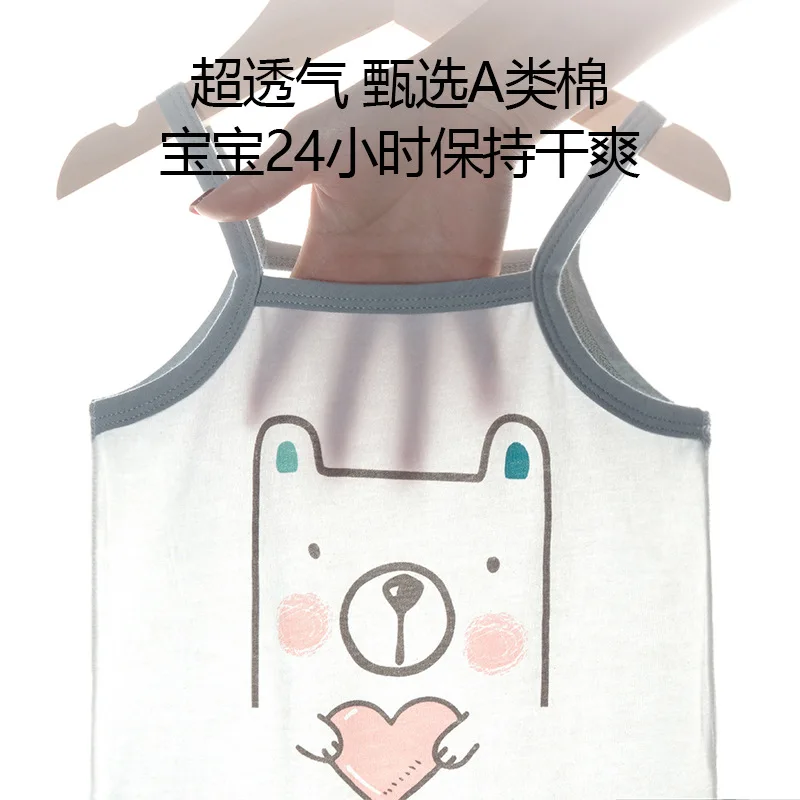 1개입 100% 순면 여름 스트랩 롬퍼, 민소매 통기성 바디수트 ( 남아 여아 캐주얼 또는 데일리룩)