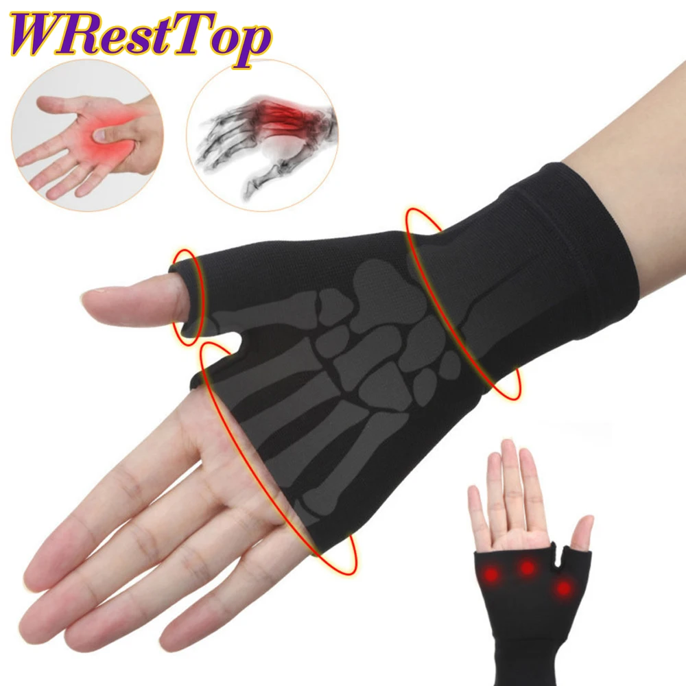 

1Pair Compression Wrist Thumb Support Sleeve, Relieve Carpel Tunnel Wrist Pain, Improve Circulation and Support Hand Instability
