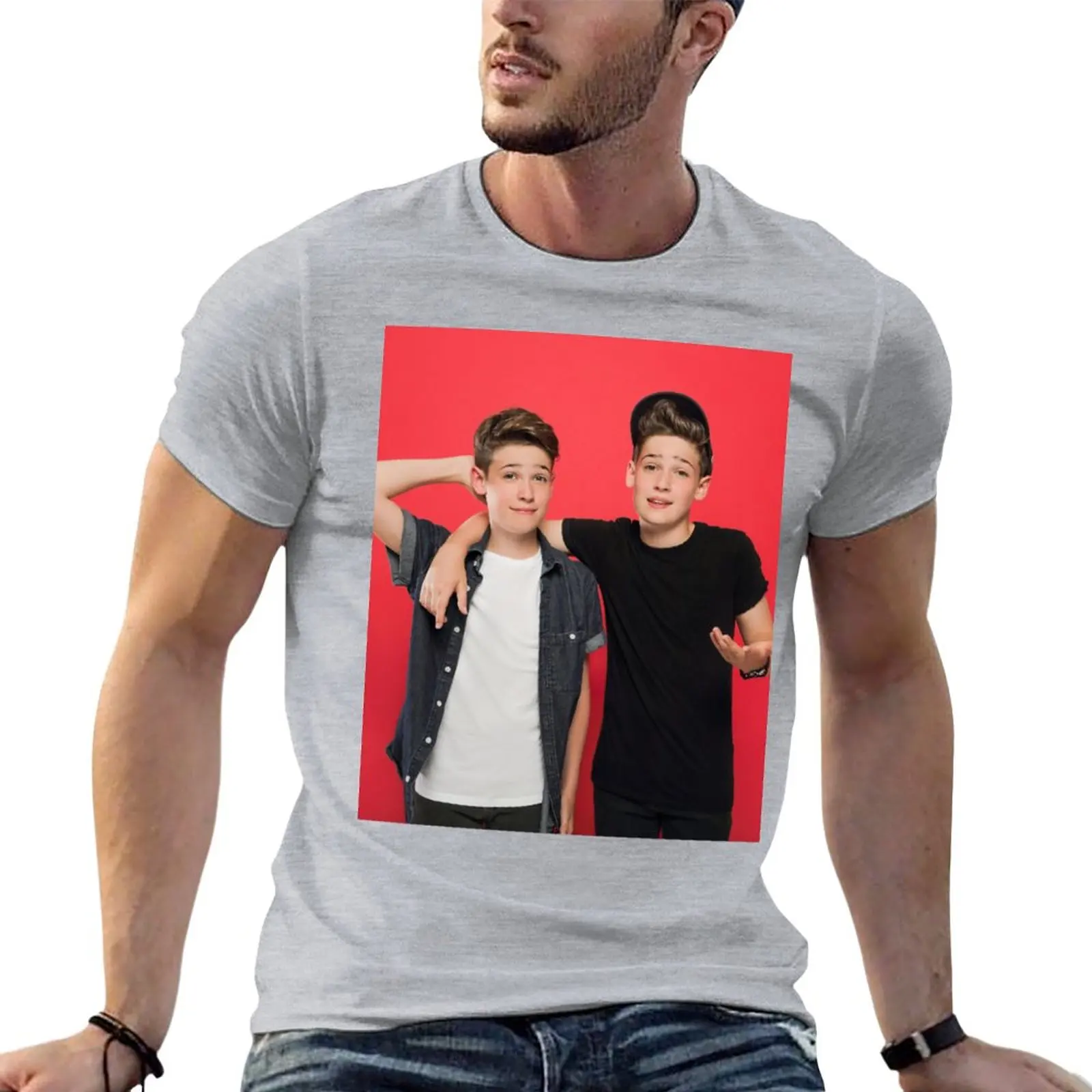 

max and harvey T-Shirt aesthetic clothes boys animal print shirt plain black t shirts men