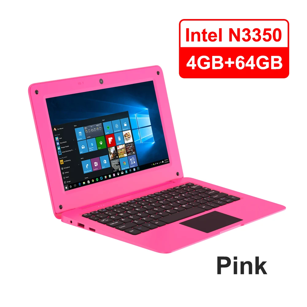 10.1 pollici Intel N3350 Mini Laptop piccolo Computer portatile da ufficio  sottile 4G + 64G apprendimento per studenti Netbook WiFi Bluetooth PC  portatile - AliExpress