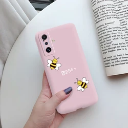Cute Painted Soft Silicone TPU Back Cover for Smartphone - Fun and Stylish Protection (Pink)
