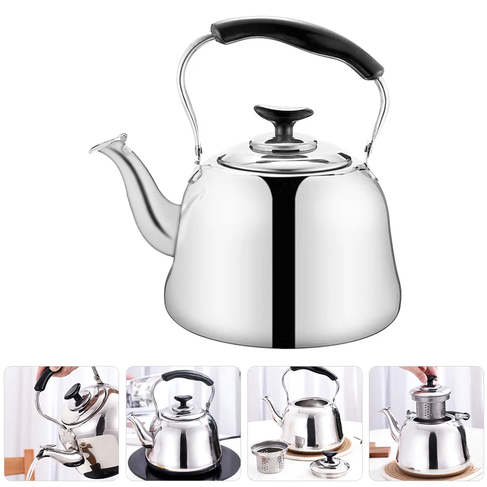 

Kettle Stovetop Tea Water Boiler Stainless Steel Anti-scalding Handle Whistling Pot with Whistle Large Capacity Make