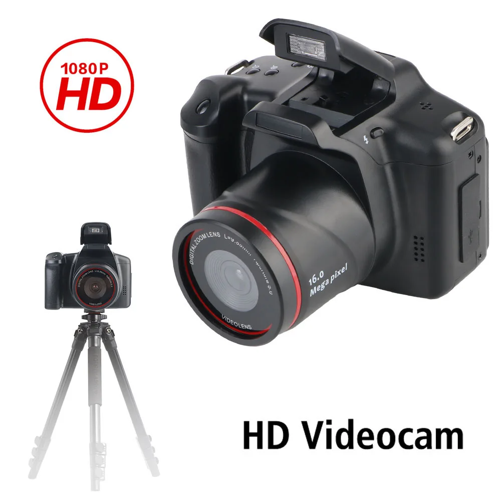 USB 2.0 HD 16.0 Megapixels Digital SLR Camera 2.4" LCD Screen Zoom Lens 1080P 140&deg; Wide Angle