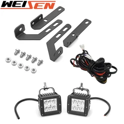 Accessoires de voiture pour Toyota Tundra 2000 – 2006, support de faisceau de 24W, en acier inoxydable, noir 