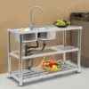 Restaurant Kitchen Sink Free Standing Commercial Kitchen Sink Set Stainless Steel Sink 1