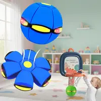 Bouncy Ball Magic Flying Saucer Ball Educational Pet Children's Toy Indoor And Outdoor Decompression Deformation Sports Ball 1