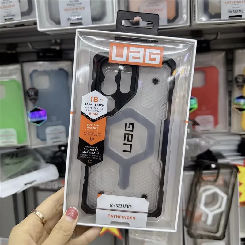 Custodia Magnetica Per Telefono Serie Uag Pathfinder Per Samsung Galaxy S23 Ultra S23 + S23 Plus Custodia Protettiva Robusta E Resistente Coque