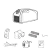 Portable Air Conditioner Camper Freon Air Conditioning Mini 12V24V Caravan Air conditioners for Car Tent RV Truck Parking 3