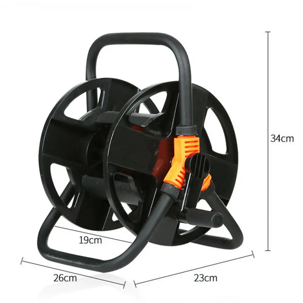 Hose Reel Heavy Duty No Tangling Smooth Operation Non-slip Handle Shatterproof Storage Plastic Space Saving Cord Storage Reel hose reel